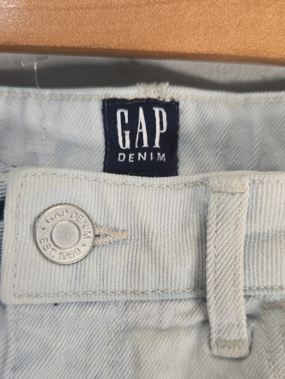 GAP Jean Shorts Girls Size Two-tone Tie Dye Tie-dye Tiedye Frayed-hem
